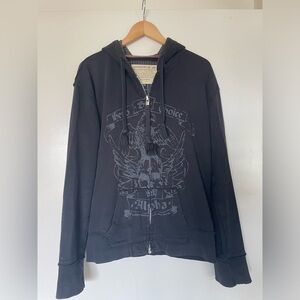 Alpha Industries Hoodie Large USA Military Patch, motorcycle, base layer